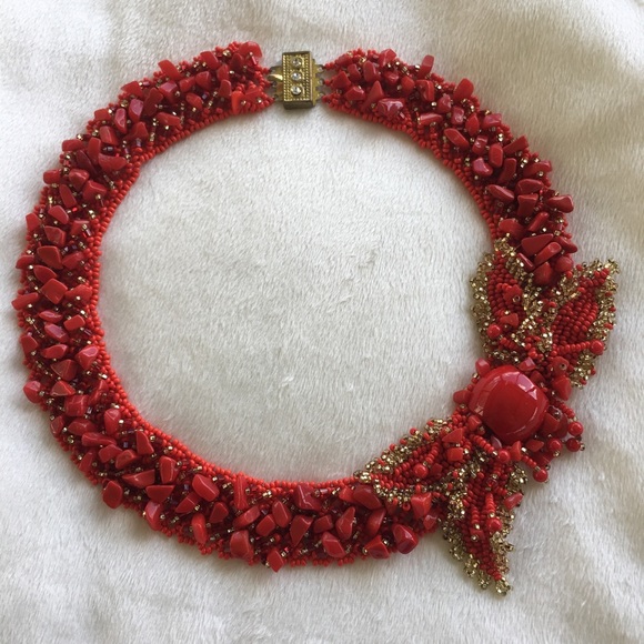 Accessories - Beautiful vintage beaded necklace❤️
